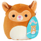 Squishmallows Original 5-Inch Zaine The Lemur - Official Jazwares Easter Plush - Collectible Soft & Squishy Mini Basket Stuffer Stuffed Animal Toy - Gift For Kids, Girls & Boys