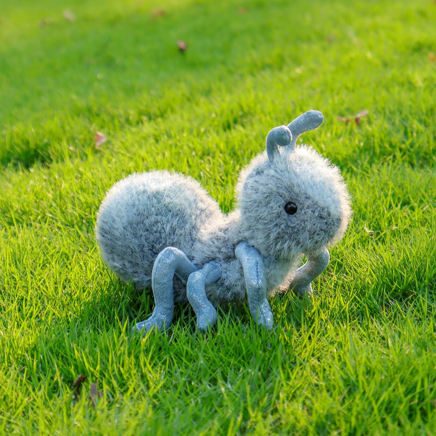 Apricot Lamb Plush Blue Ant Stuffed Animal, Soft Polyester Toy for Kids, 7.9 Inches