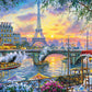 CASTORLAND 500 Piece Jigsaw Puzzle  Tea Time in Paris  France  Colorful Eiffel Tower and Caf? Puzzle  Paris  Art Puzzle  mature-themed Puzzles  Castorland B-53018