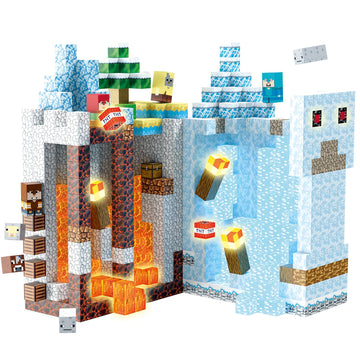 Aidyvoi 200Pcs Magnetic Blocks Building Toys, Light Up Frozen Toy Building Blocks Set Magnet Cubes For Toddlers 3+, Build Frozen