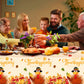 UROINEPA Thanksgiving Tablecloth 3 Pcs Fall Table Cloths Rectangle Maple Leaf Turkey Table Cloth Autumn Tablecover for Thanksgiv