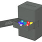 Ultimate Guard Twin Flip'N'Tray 160+, Deck Case For 160 Double-Sleeved Tcg Cards + Dice Tray, Grey, Independent Magnetic Closure