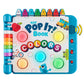 Chuckle & Roar Pop It! Book: Colors - Interactive Sensory Learning Book with Bilingual English & Spanish Play, Grow-with-Me Mode