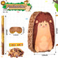 Piñata Bundle With A Blindfold And Bat (16 X 12 X 3 Inches), Cute Animal Piñata For Girls Boys Kids Birthday Party Toys Decoration For Animal Theme Birthday Party Game Supplies Photo Prop(Hedgehog)