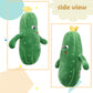 Baboli Adorable Pickle Stuffed Animal Cucumber Plush Plant With Smile Face And Yellow Corolla Pretty Cute Plushie Toy Gift For Any Pickle Lover 12 Inches (Naughty-L)