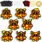 QOUBAI 32 Sets Fall Owl Suncatchers Craft Kit DIY Window Stained Glass Effect Autumn Owl Paper Crafts Home School Classroom Deco