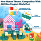 Igivi Magnetic Blocks - Build Mine Magnet World Ocean Set, Magnets Building Toys For Kids Ages 3-5 4-8, Stem Montessori Sensory Toys For Toddler 3+ Year Old Girls Boys, Classroom Must Haves Supplies