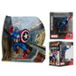 Mcfarlane Toys - Marvel Captain America 1:10Th Scale Collectible With Scene (Captain America #100)
