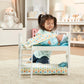 Melissa & Doug Mine To Love Wooden Play Bunk Bed For Dolls-Stuffed Animals - White (2 Beds, 17.4   H X 9.1   W X 20.7   L Assemb