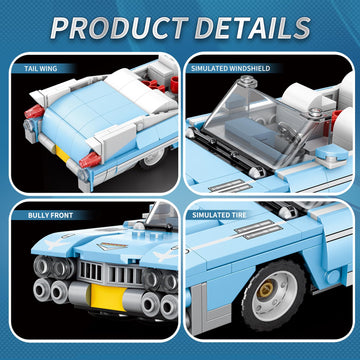 Zylegen Speed Racing Cars Building Sets For Kids, Mini Classic Moc Cars Building Blocks Toy Set, Model Cars Diy Building Kit Bir
