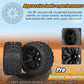 RC Station 12mm Hex RC Wheels and Tires 1/10 Scale 2.8 RC Truck Tires and Wheels for Traxxas Rustler Stampede Hoss E-Revo 2wd 4x