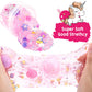 10 Fl Oz Unicorn Slime Kit, Pink Clear Slime Bucket, Slime Party Favors For Kids, Glimmer Crunchy Slime Includes 9 Packs Of Slim