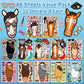 Aowplc 48 Pcs Make A Horse Sticker Sheets Mix And Match For Kids Horse Party Favors Supplies Birthday Gifts Activity Crafts