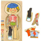 Kidzlane Boy Wooden My Body Puzzle for Toddlers & Kids - 29 Piece Boys Anatomy Puzzle Kid Play Set - Anatomy for Kids  Skeleton Toys for Children Ages 3 Plus