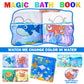 Color Changing Mold Free Bath Toys For Toddlers Kids, Color Change Sea Creatures Ocean Animal Toys & Glow In The Dark Toy With Bath Book(13 Pack), Water Table Toys Rubber Fish Toys For Kids Bathtub