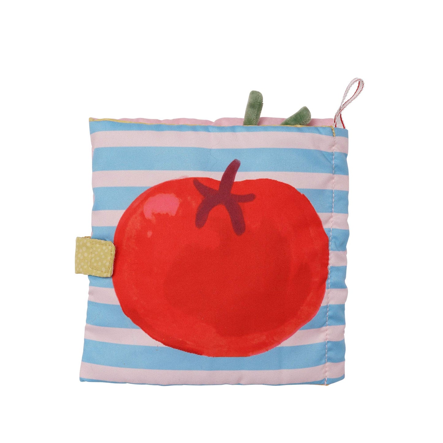 Manhattan Toy Mini-Apple Farm Soft Activity Crinkle Book For Baby & Toddler With Discovery Mirror And Textured Teether Multicolo