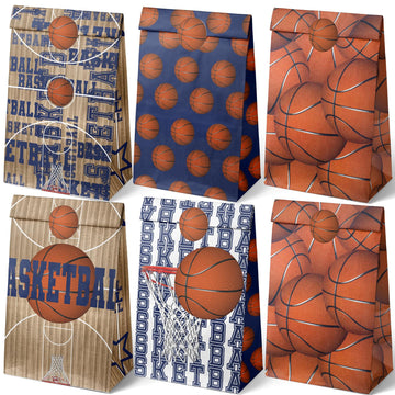 Outego 24 Basketball Party Favor Bags Basketball Goodie Bags Basketball Party Favors For Kids Basketball Birthday Party Supplies