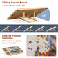 Becko Us 1000-Pc Tilting Puzzle Board With 4 Drawers & Cover, Adjustable Jigsaw Puzzle Table With Built-In Easel/Stand, Portable Boards With Puzzles Storage For Adults, With Premium Flannel Tabletop