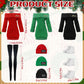 Geyoga 3 Set 12 Pcs Winter Doll Clothes And Accessories Doll Suit Doll Pants Shoes Winter Sweater Outfits, Dolls Are Not Included(Red, Green, Black,12 Inch)