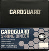 CardGuard enhanced 3-Ring 3 Card Binder Including 100 Starter Series 9-Pocket Pages