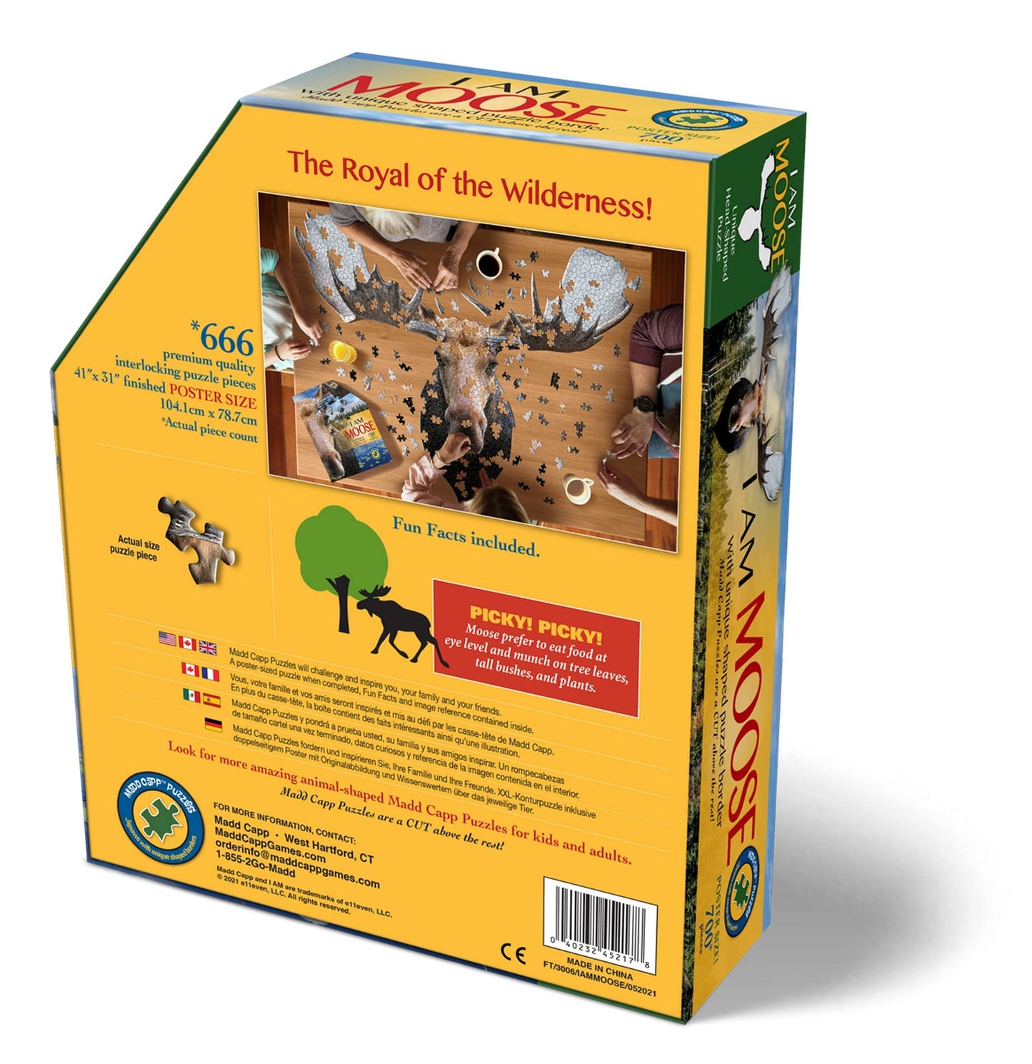 Madd Capp Moose 700 Piece Jigsaw Puzzle For Ages 10 And Up