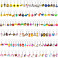 Highergo 120 Pieces Cute Keychain bulk keychains, Party Favors Keychains for Kids, Halloween Birthday Christmas Party Supplies f