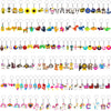 Highergo 120 Pieces Cute Keychain bulk keychains, Party Favors Keychains for Kids, Halloween Birthday Christmas Party Supplies f