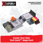 TECH DECK Transforming Park Playset - 30" Foldable, Storage Included, Exclusive Fingerboard, Medium, Kids Toy for Ages 6+