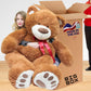 Big Plush Giant Teddy Bear - 5-Foot Huge Soft Plush Toy in Brown - Model 63855213
