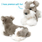 TigerHart 13 Inch Schnauzer Stuffed Animal Plush Toy - Multicolor, Polyester, Model 0850000897786