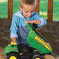 TOMY John Deere 15'' Big Scoop Dump Truck with Sand Tools, Brown/a