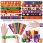 Max Fun 48pcs Halloween Slap Bracelets Halloween Party Favors Halloween Toys for Kids Halloween Party Favor Halloween Treat Bags