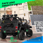 Joywhale 2 Seater 4Wd Kids Ride On Truck Car, 12V Electric Truck For Big Kids W/Remote, 10Ah Big Battery Powered Motorized Toy C