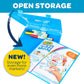 Crayola Color Wonder Stow & Go, Mess Free Coloring, at Home Activities for Kids, Gift, 34 Piece, Blue