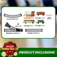 Christmas Train Sets For Around The Tree With Lights, And Sounds - Christmas Toy Holiday Train Around Christmas Tree W/Large Tracks, Electric Train Set For Kids Ages 4-8