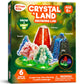 JOVA Klever Kits Crystal Land Growing Lab Craft Kits for Kids Aged 8+ Science Gifts with 6 Unique Natural Elements and LightUp