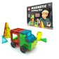 Magnetic Building Tiles - 35 Pieces Colorful Set For Artistic, Creativity And Educational Toys Stem (Science Technology Engineering And Mathematics) For Children Boys And Girls 3 Years And Up