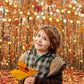LTDKAEN Fall Leaves Forest Backdrop Glitter Autumn Maple Deciduous Photography Background Fall Thanksgiving Bridal Shower Party
