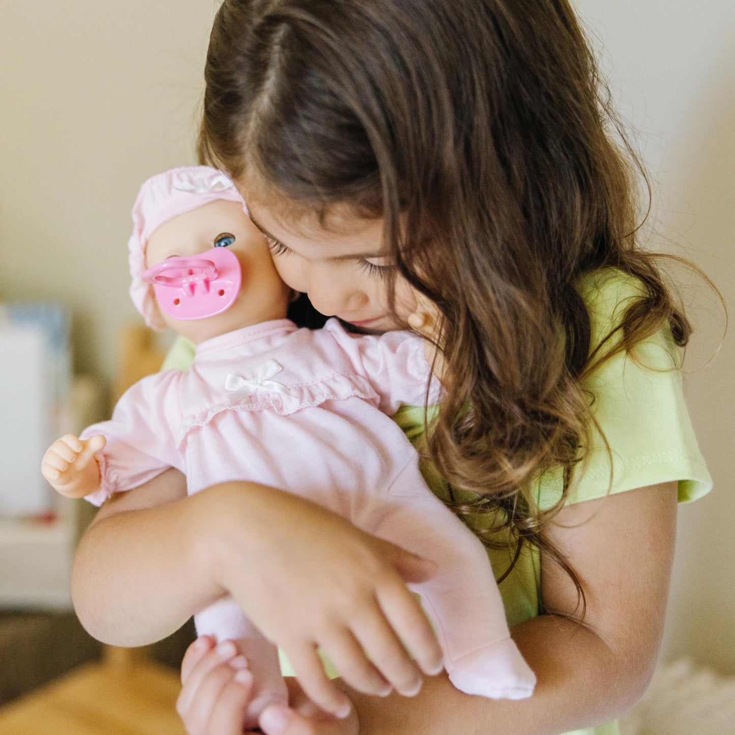 Melissa & Doug 12" Soft Body Baby Doll - Washable, Multicolor, Model 96027, Ideal for Toddlers 18 Months and Up