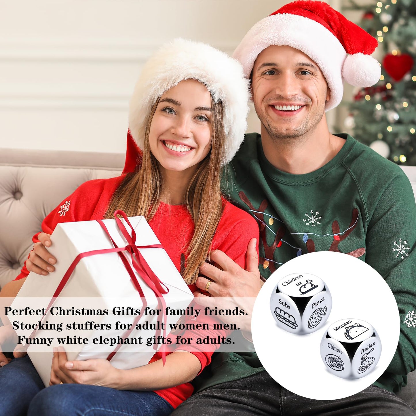 White Elephant Gifts for Adults, Stocking Stuffers for Men Women, Matching Couple, Anniversary Valentines Day Gifts for Boyfrien