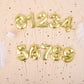 PHD CAKE 2.76 Inch Diamond Gold 3 Number Birthday Candles, Gold Number Candles, Cake Number Candles, Party Celebration