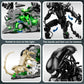 Xenomorph Action Figure Building Set Compatible with Lego Set for mature-themed Horror Gifts for Fans Birthday Christmas for Boys Girls Age 8-958 Pcs