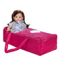 Doll Travel Bed Carrycot Carrier And Bassinet Fits 18 Inch Doll (Doll Not Included)