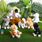 8 Pieces Plush Pets 5 Inch Stuffed Animals Bulk Assorted Cute Toys Small Plush Animals For Halloween Kid Classroom School Pet Party Favors Supplies Decoration (Cat)
