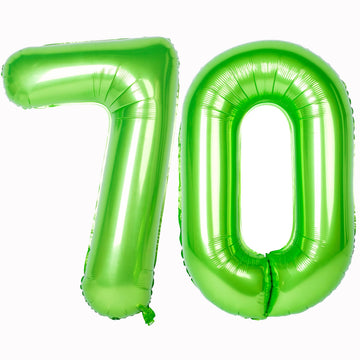 Number Balloons 40 Inch Green Birthday Party Decorations 70St Digital Jumbo Helium Foil Mylar Balloon