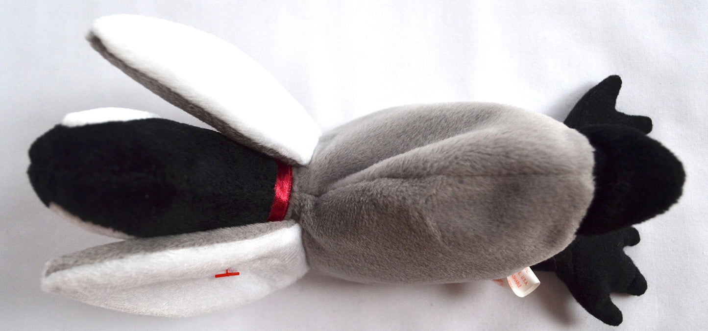 BEANIE BABIES Loosy the Goose Plush Toy - Retired, White, Polyester, Model SG_B00001QEA8
