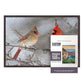 11.25X38.25 Rustic Brown Solid Wood Picture Frame Set With Peel And Stick Puzzle Glue Sheets | Interior Frame Depth 0.5 Inches |