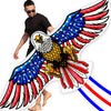 SGftre Eagle Kites for mature-themed and Kids Extremely Easy to Fly for Beginners Single Line Beach and Park Kite for Family Outdoor Games & Activities (Eagle Flag Kite)