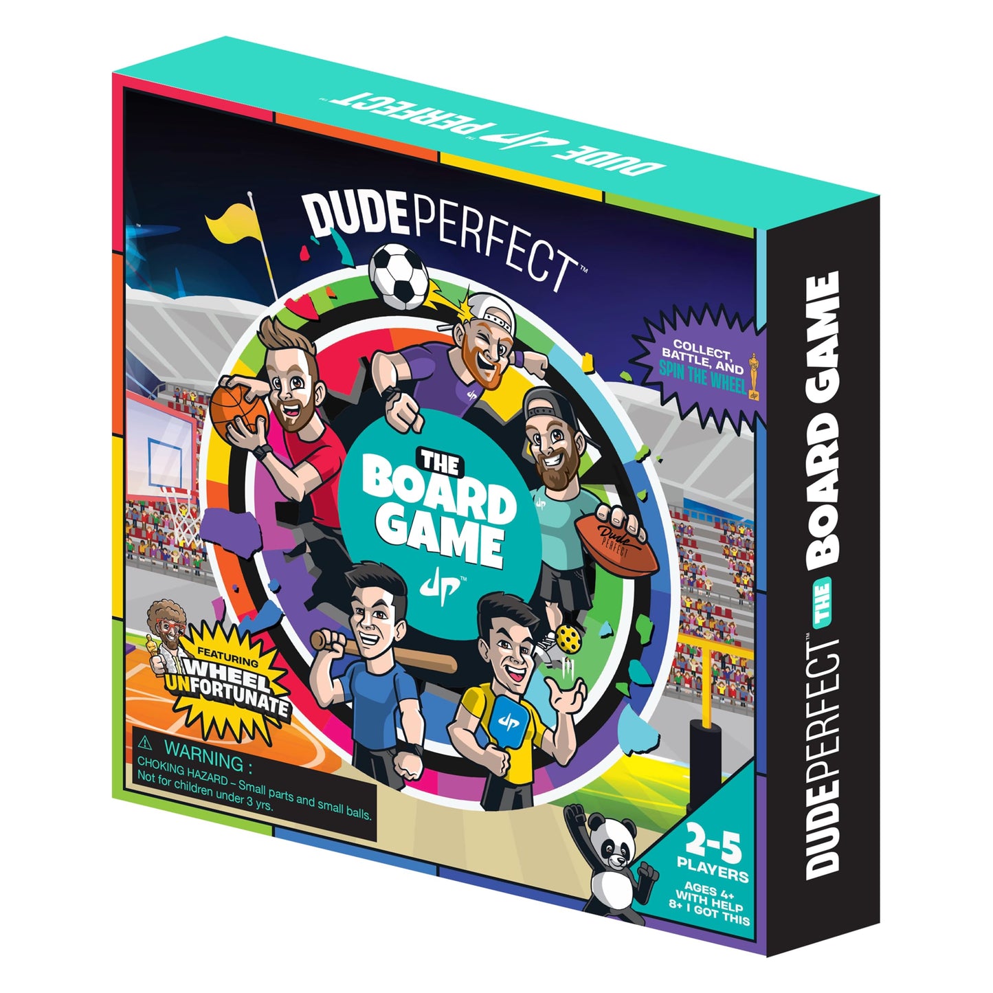 Dude Perfect The Board Game, For Kids Who Love Sports And Competitive Challenges, Perfect For Family And Friend Game Night, 2-5