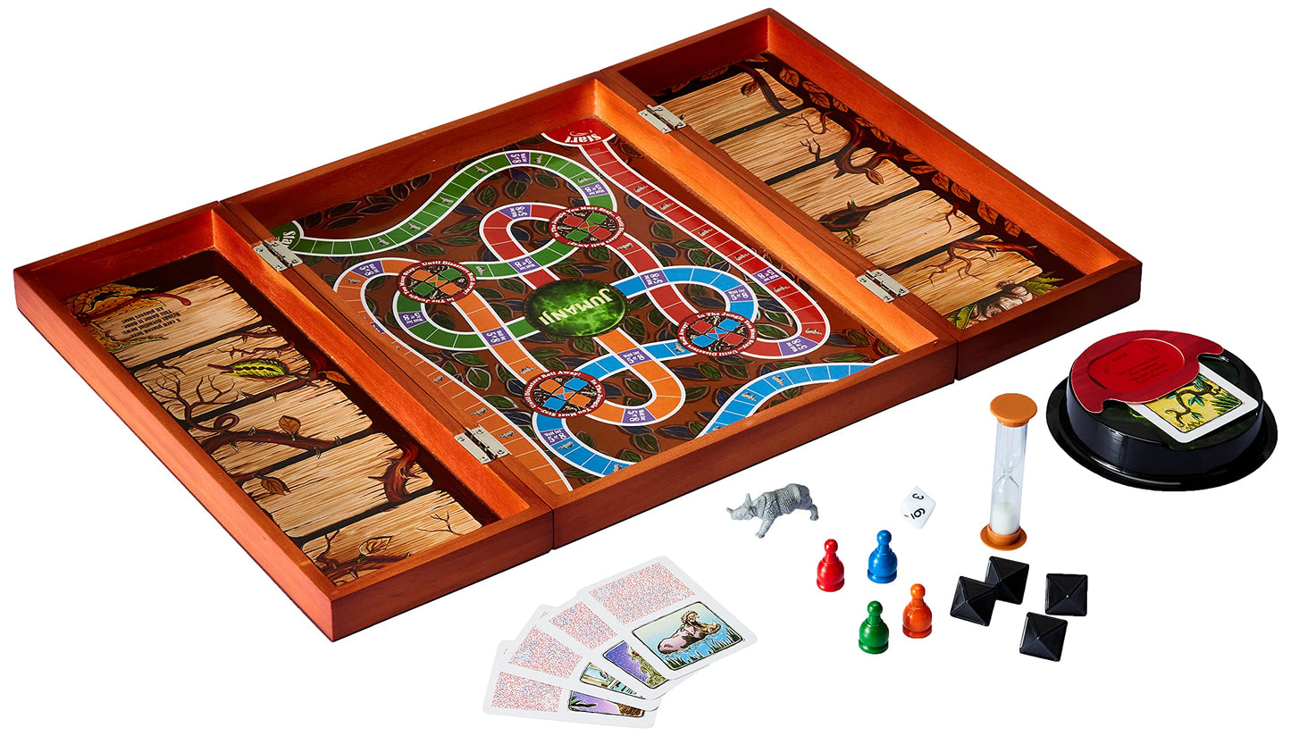 Cardinal 6041476 Jumanji: The Game In Real Wooden Box